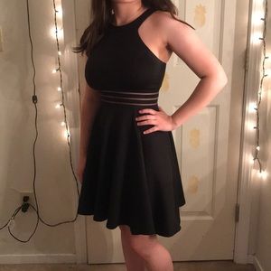 Black Halter Neck Dress